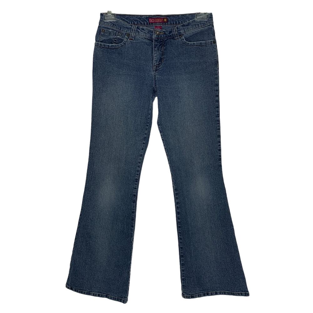 Y2K SO Low Rise Bootcut Denim Jeans 2000s 00s Size 7